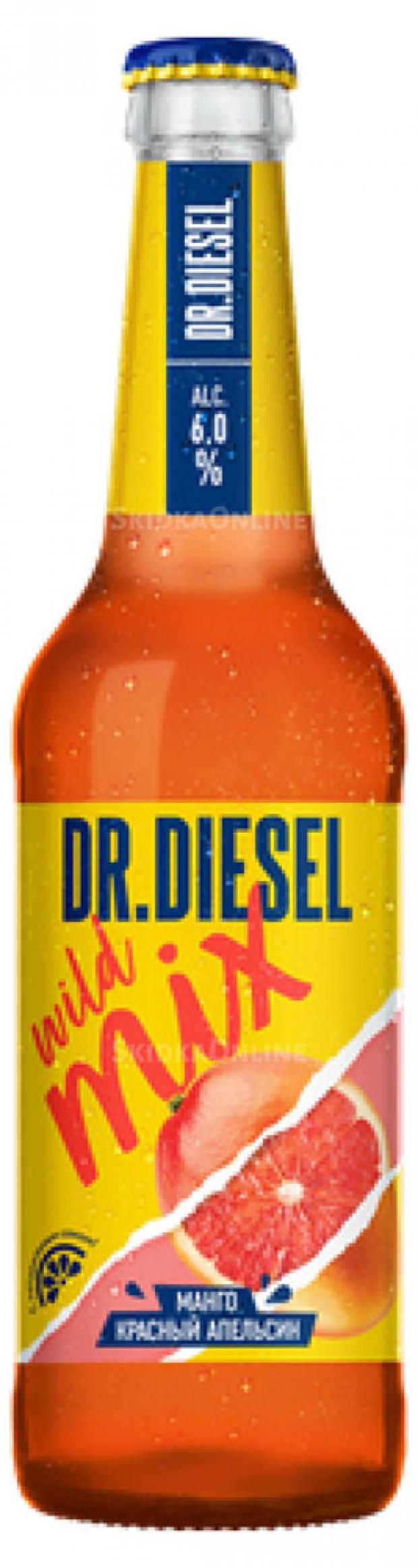 фото Пивной напиток dr.diesel wild mix светлый фильтрованный 6%, 450 мл