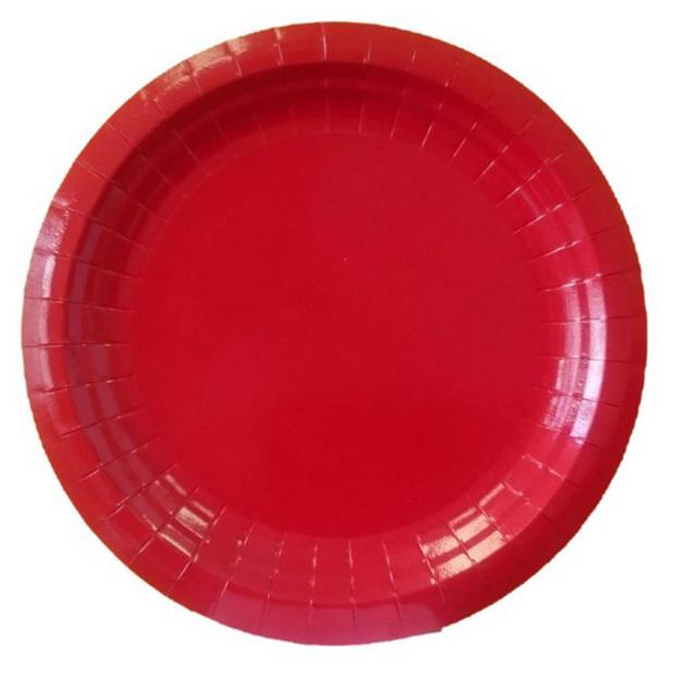 Набор одноразовых тарелок Vitto бумага 18 см, 6 шт