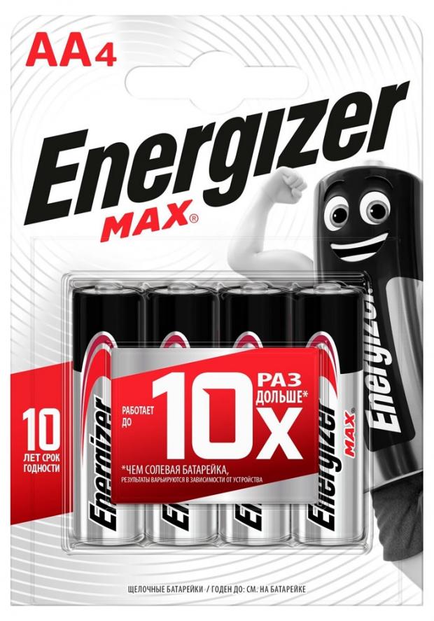 

Батарейка Energizer MAX AA, 4 шт