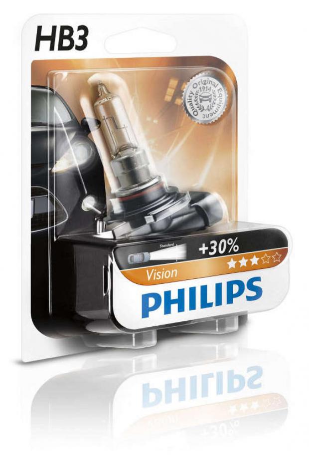 

Лампа галогенная Philips Vision Premium HB3 12V- 65W P22d