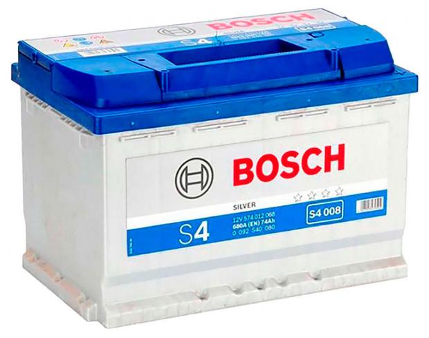 

Аккумулятор автомобильный BOSCH обратная полярность 74 A/H