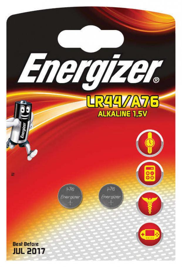 

Батарейка Energizer Alkaline LR44/А76, 2 шт