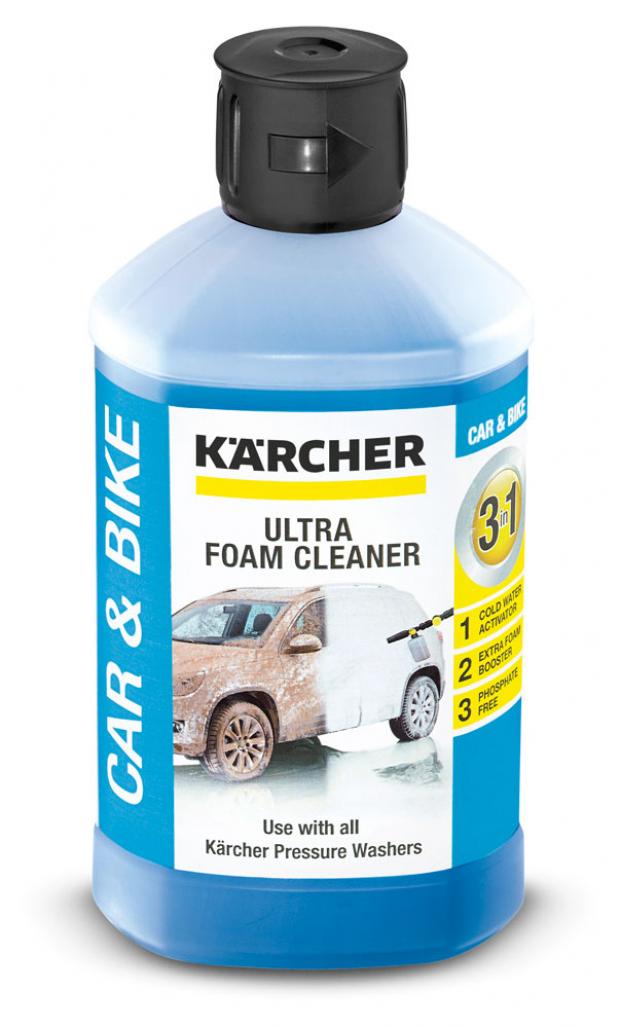 фото Автошампунь karcher ultra foam cleaner 3 в 1, 1 л