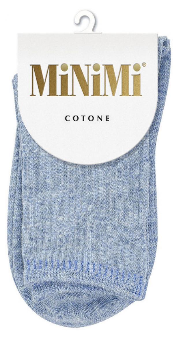 

Носки женские MiNiMi Cotone 1203 голубые, р.39/41