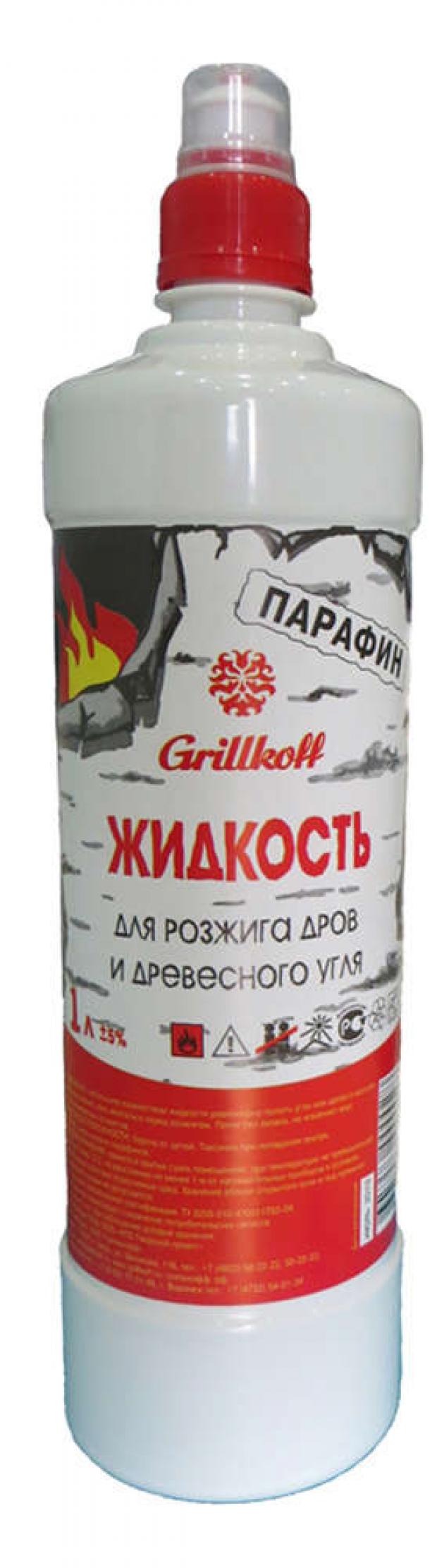 Жидкость для розжига дров и древесного угля Grillkoff, 1 л