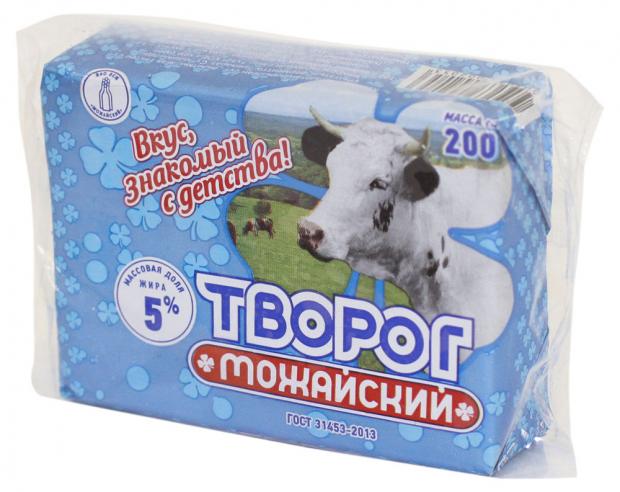 Творог «Можайское молоко» 5%, 200 г