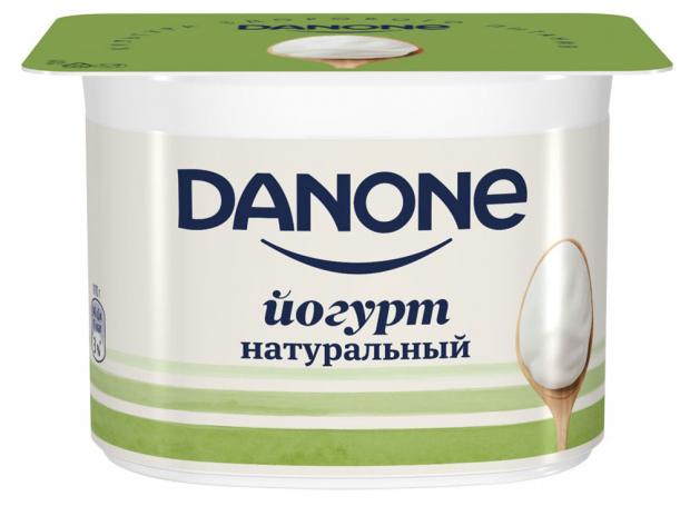 фото Йогурт густой danone натуральный 3,3%, 110 г