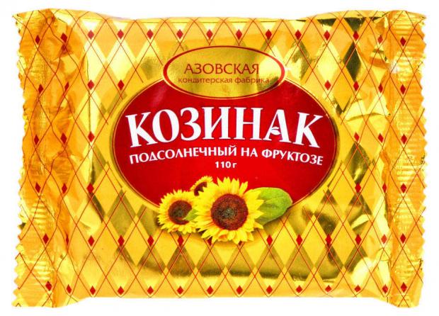 Козинак подсолнечный Азовская кондитерская фабрика на фруктозе 110 г 25₽