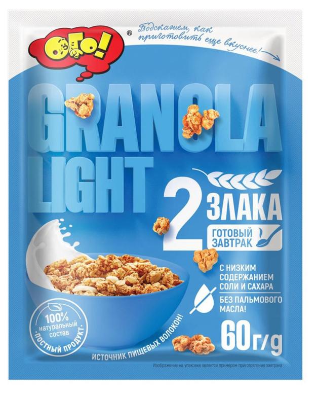 фото Готовый завтрак «ого!» granola запечённая зерновая смесь, 60 г