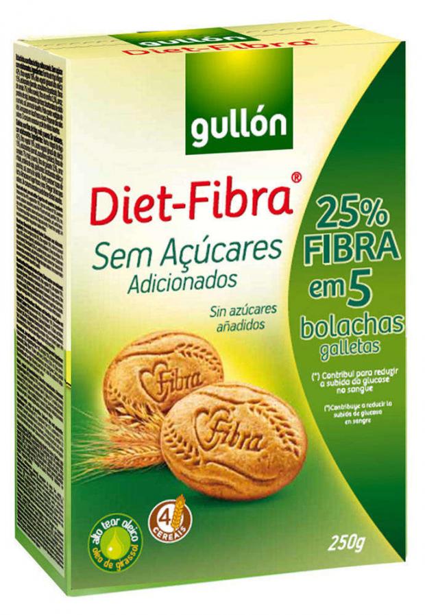 фото Печенье gullon diet-fibra без сахара, 250 г