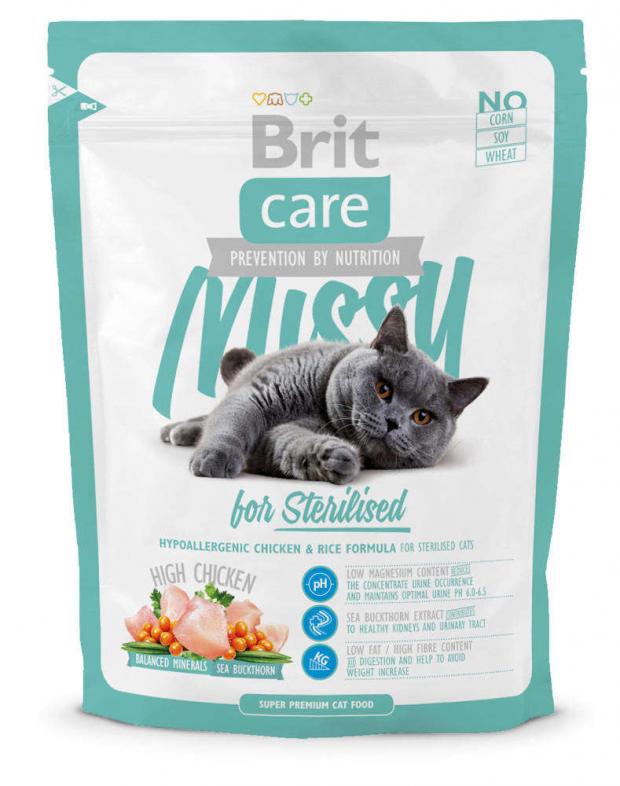 фото Сухой корм для кошек и кастрированных котов brit care, 400 г