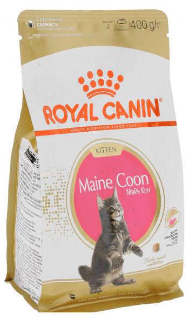 фото Сухой корм для котят породы мейн-кун royal canin maine coon kitten, 400 г