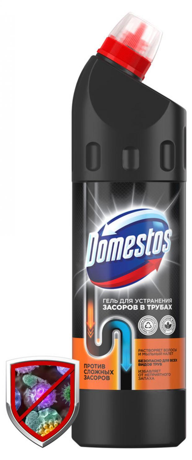 Средство для устранения засоров в трубах Domestos, 750 мл