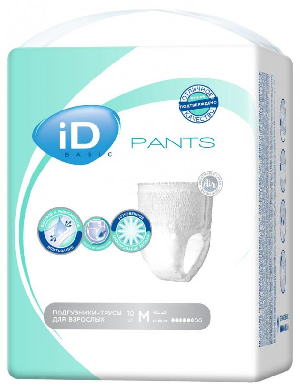 фото Трусы урологические для взрослых id pants basic размер m, 10 шт