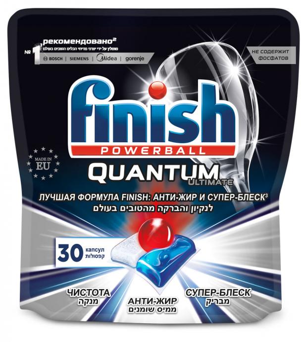 фото Таблетки для посудомоечной машины finish quantum ultimate, 30 шт