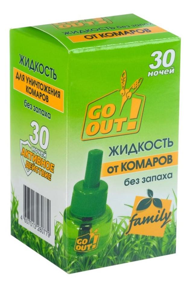 фото Жидкость от комаров kinkila go out без запаха 30 ночей