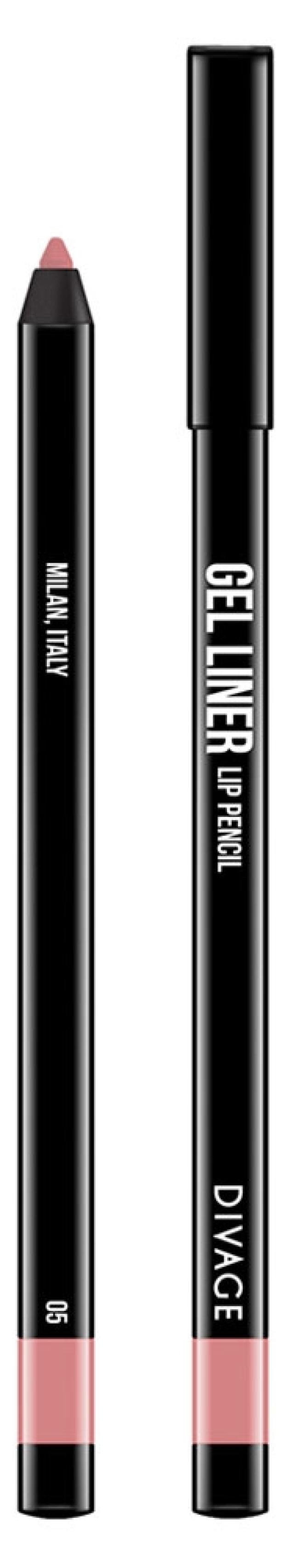 фото Карандаш для губ divage gel liner гелевый тон №05, 2 г