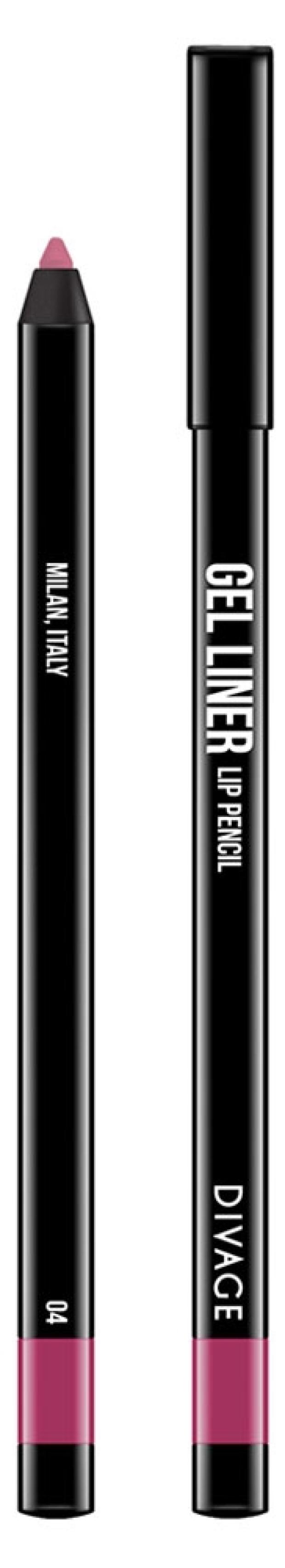 фото Карандаш для губ divage gel liner гелевый тон №04, 2 г