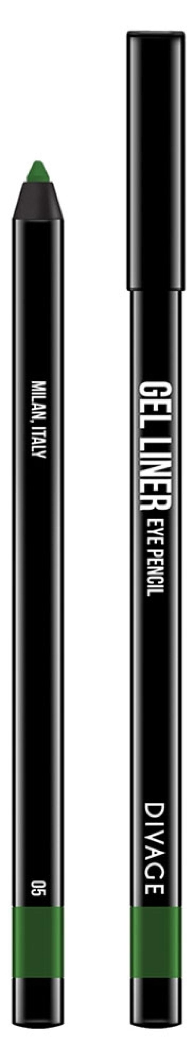 фото Карандаш для глаз divage gel eye liner гелевый тон № 05, 1 шт