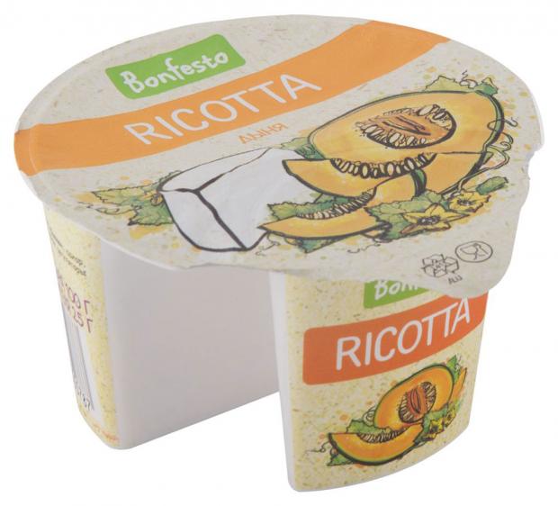 

Сыр мягкий Bonfesto Ricotta Дыня, 125 г