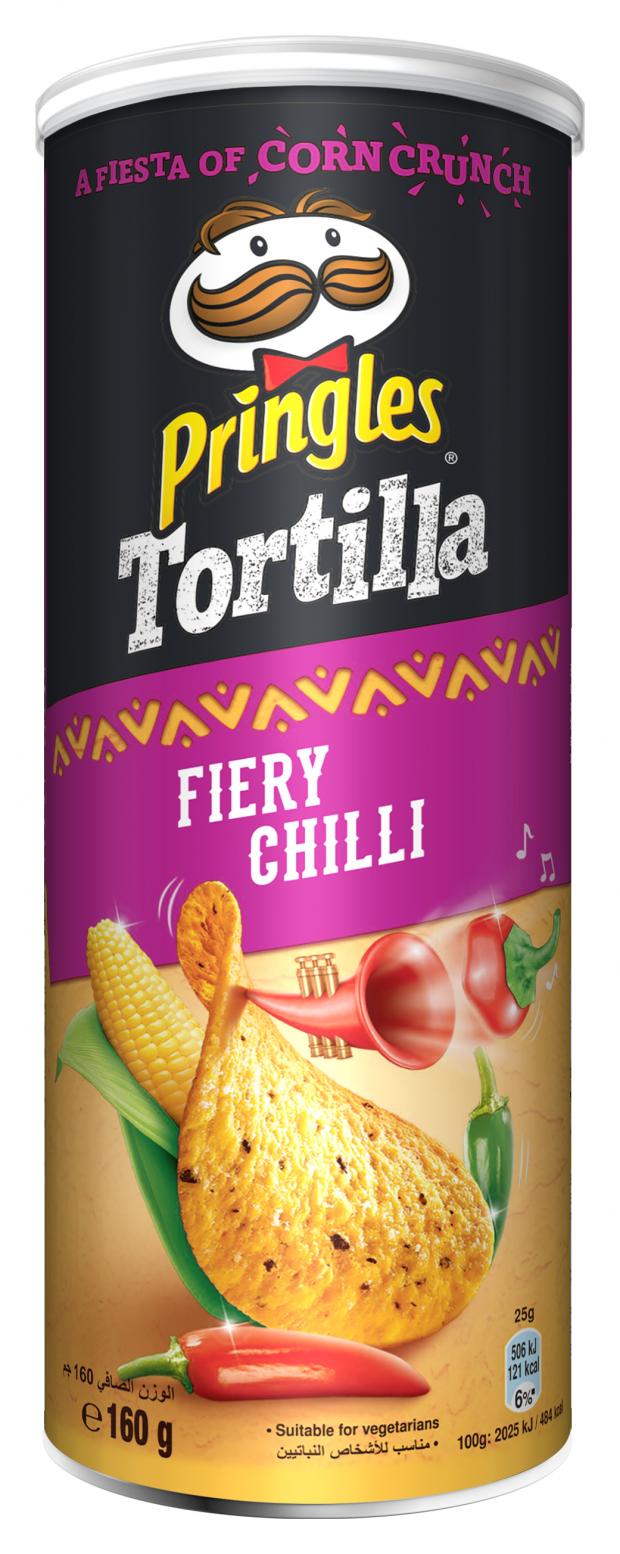 

Чипсы кукурузные Pringles Tortilla со вкусом острого перца чили, 160 г