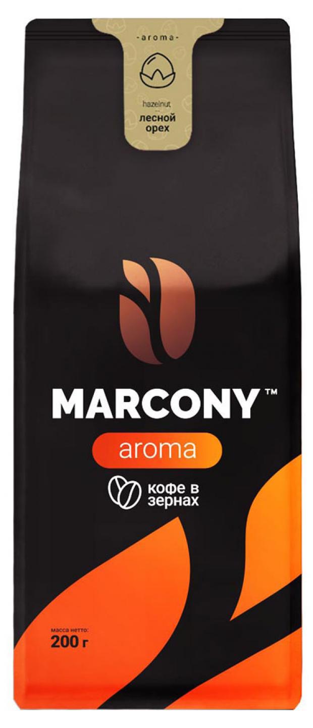 

Кофе в зернах Marcony Aroma Лесной орех, 200 г