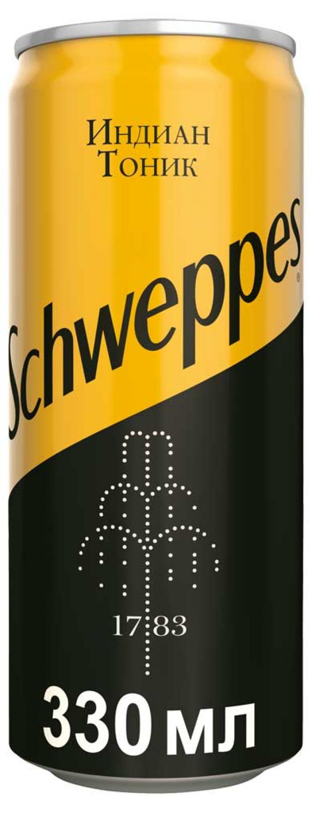 фото Напиток газированный schweppes тоник, 330 мл