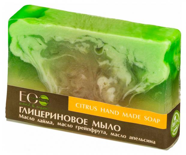 

Мыло косметическое EO Laboratorie Citrus Soap глицериновое ручная работа, 130 г