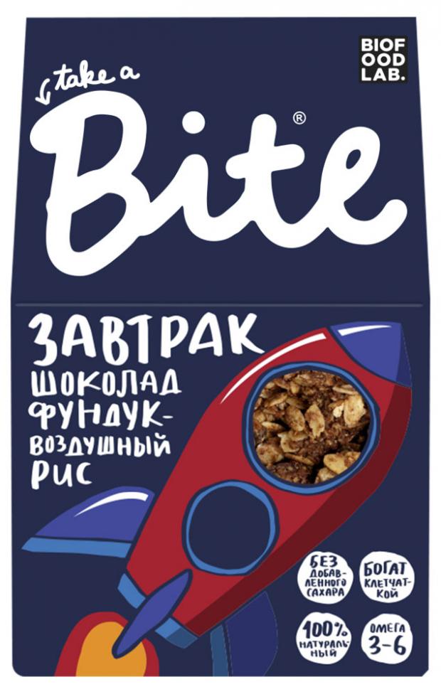 фото Готовый сухой завтрак гранола take a bite шоколад-фундук-воздушный рис, 270 г