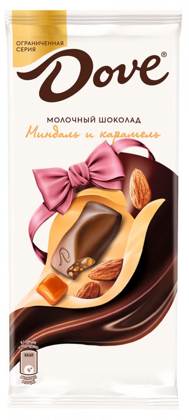 Шоколад молочный Dove Миндаль и карамель 90 г 119₽