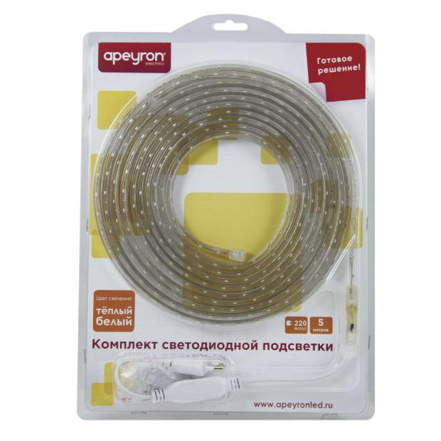 Комплект светодиодной подсветки Apeyron 10-05 LED, 5 м