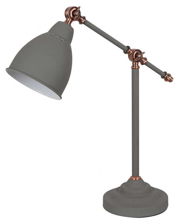 фото Светильник настольный arte lamp a2054lt-1gy 2,32/0,009/0,5