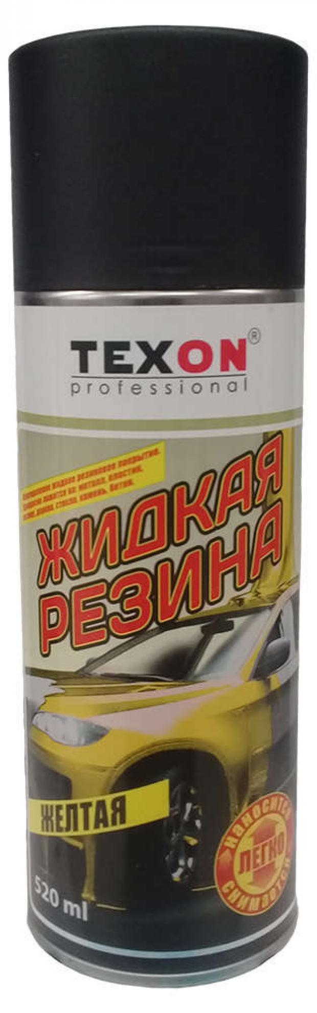 фото Резина жидкая texon желтая, 520 мл