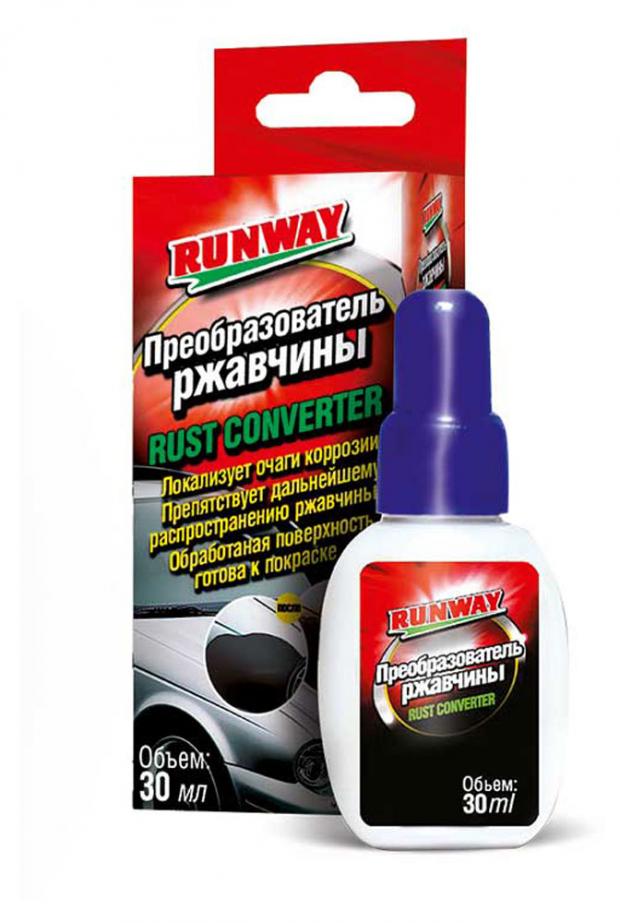 фото Преобразователь ржавчины runway, 30 мл