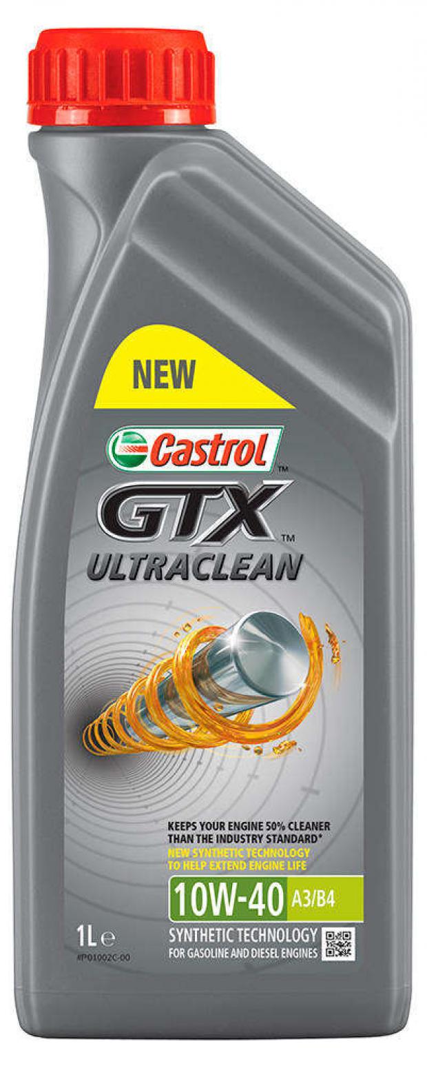 фото Масло моторное gtx a3/b3 10w40 полусинтетическое, 1 л castrol