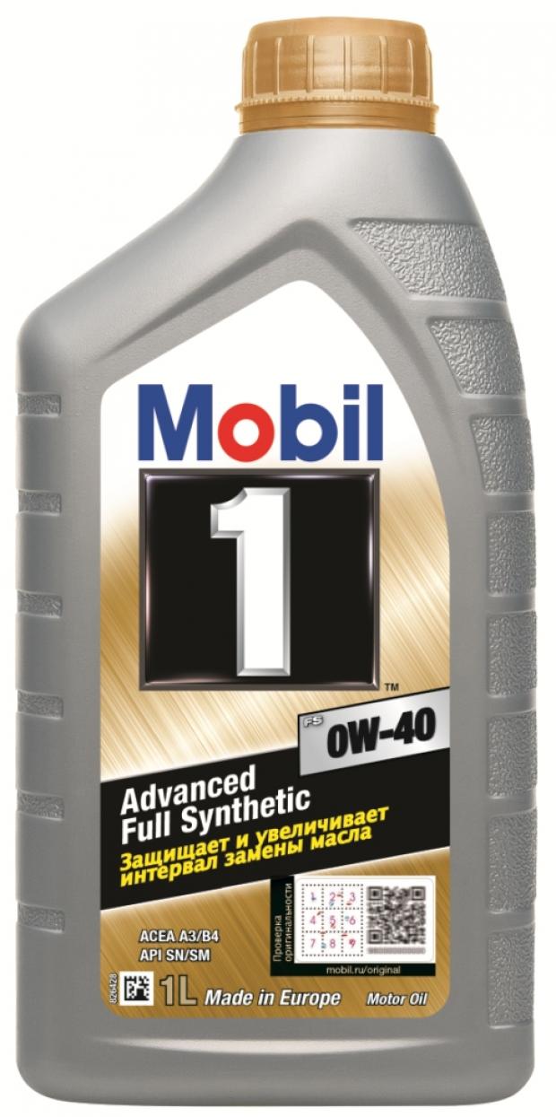 фото Масло моторное mobil 1 fs 0w40 синтетическое, 1 л