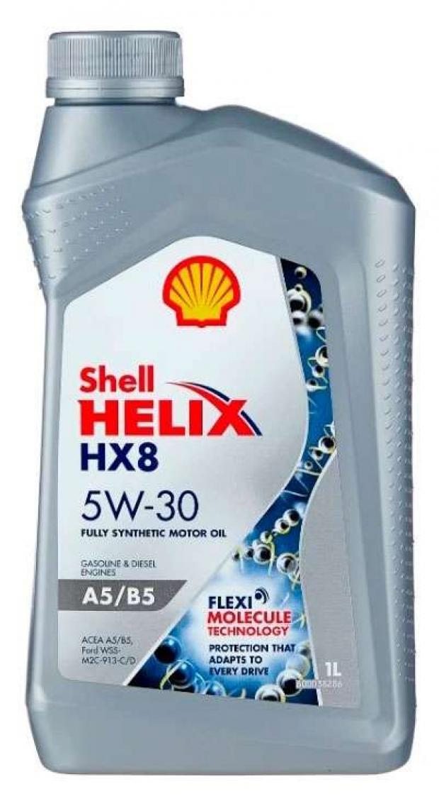 

Масло моторное SHELL Helix HX8 5W30 синтетическое, 1 л