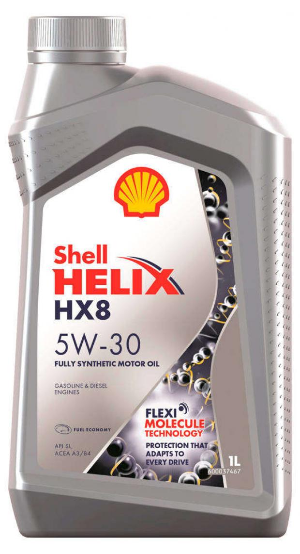 Масло моторное Shell Helix HX8 5W30 синтетическое, 1 л