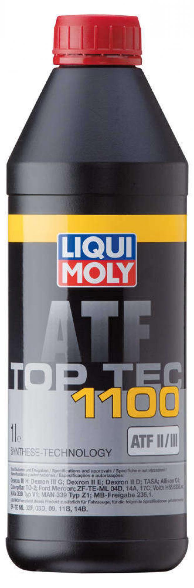 фото Масло трансмиссионное liqui moly top tec atf 1100 синтетическое для акпп, 1 л