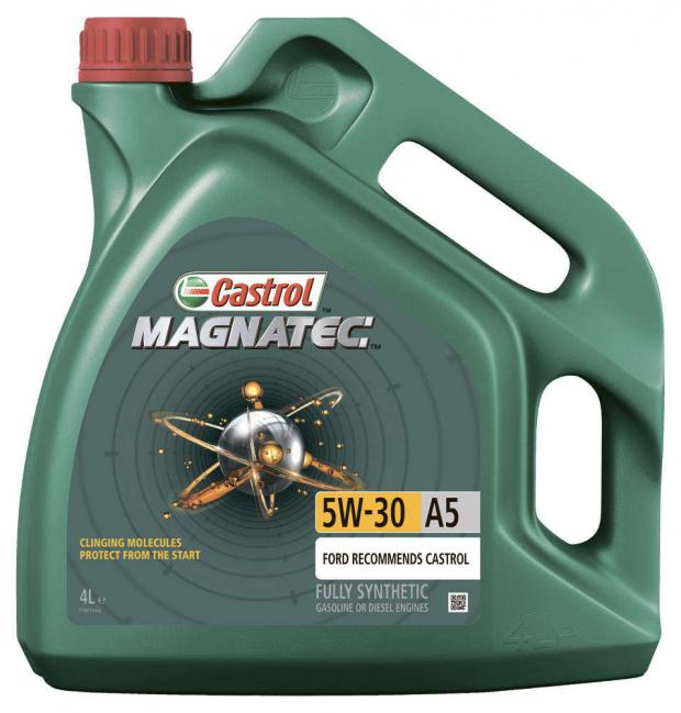 фото Масло моторное castrol magnatec 5w30 a5 синтетическое, 4 л