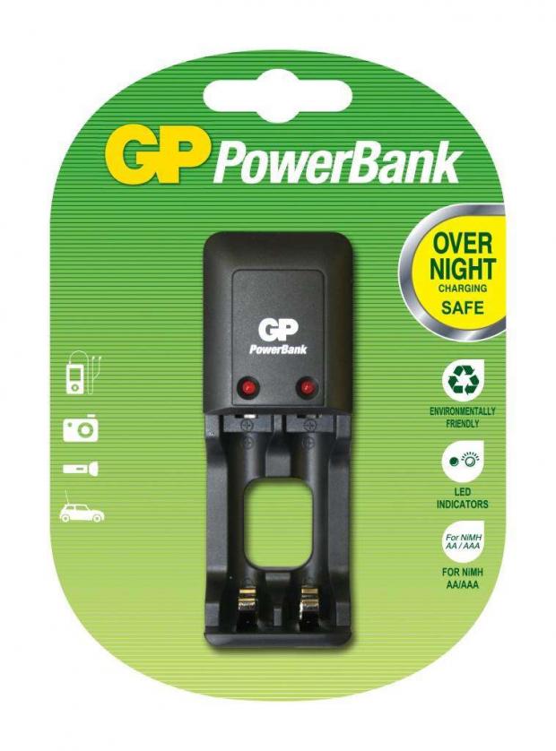 фото Устройство зарядное gp powerbank pb330 типоразмер батарек aa/aaa, 1 шт