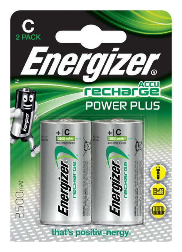 

Батарейка аккумуляторная Energizer Power Plus HR14 2500 мАч C, 2 шт