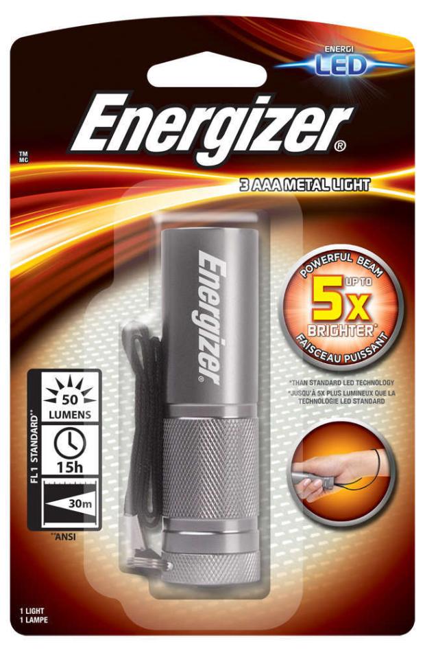 фото Фонарь energizer компактный ударопрочный led 3aaa