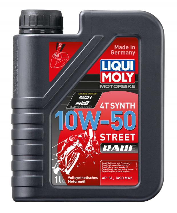 фото Масло моторное liqui moly синтетическое для 4-тактных мотоциклов 10w50, 1 л