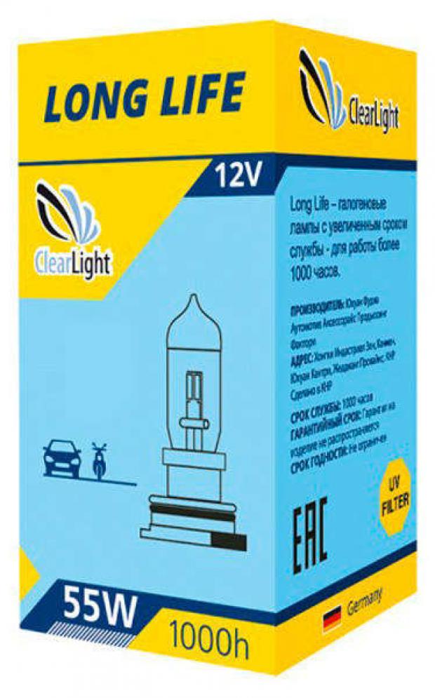 фото Лампа галогенная clearlight h27 long life, 1 шт