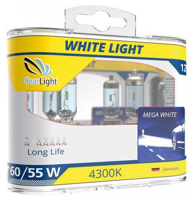 фото Лампа галогенная clearlight h27 white light, 2 шт