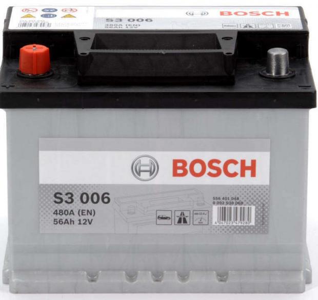 

Аккумулятор автомобильный BOSCH 56 A/H