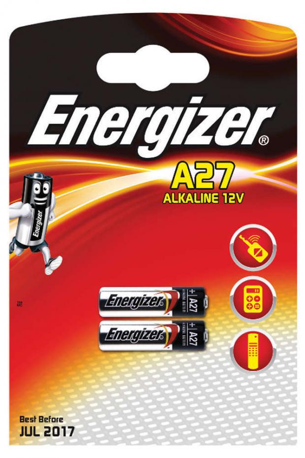 

Элемент питания специальный Energizer A27, 2 шт