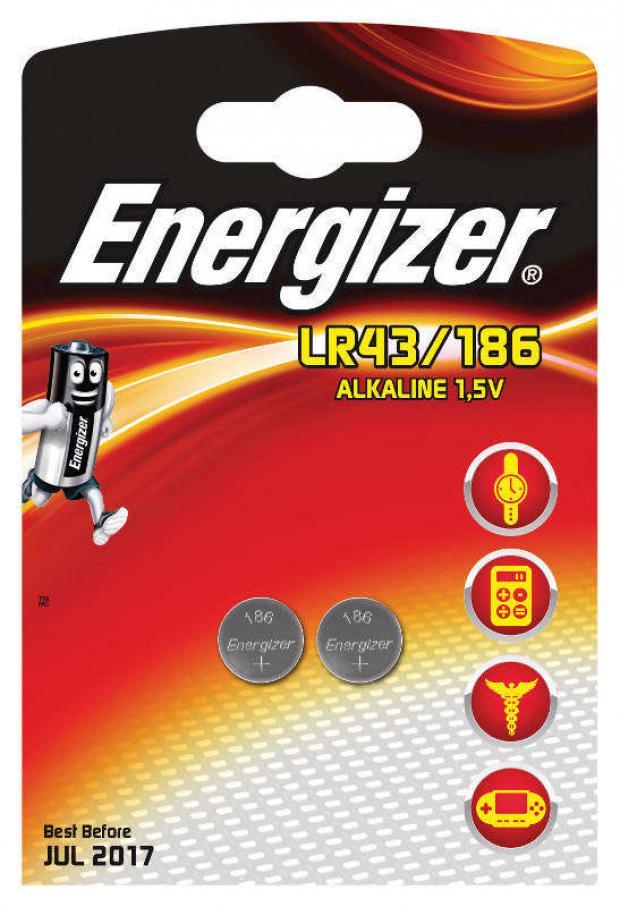 фото Батарейка energizer alkaline lr43, 2 шт