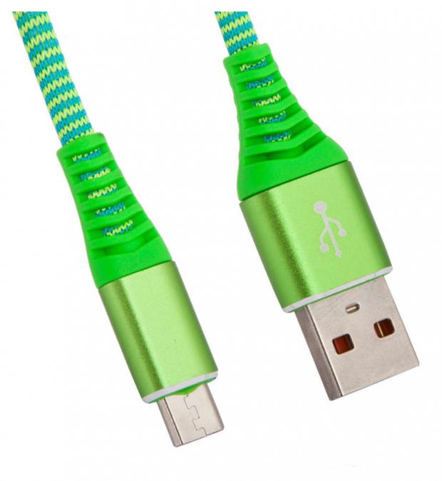 фото Usb кабель liberty project micro usb носки зеленый